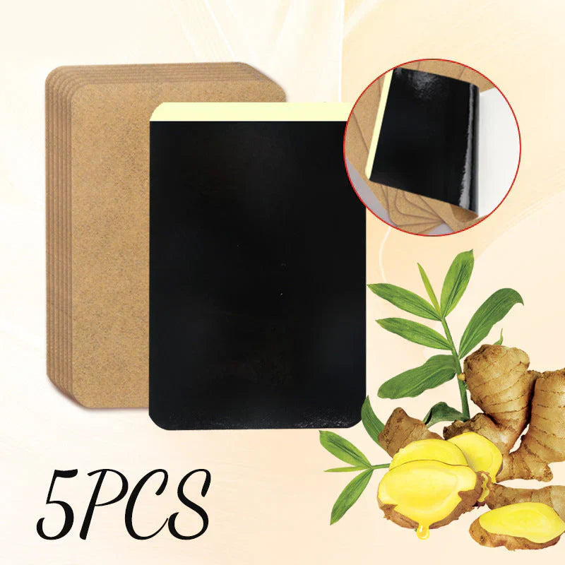 ⏳Time-Limited Sale 50% OFF⏰ Ginger Pain Relief Patches – Natural Heat Therapy for Aches & Stiffness | Stick It Where It Hurts! 💆‍♀️