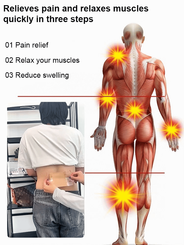 ⏳Time-Limited Sale 50% OFF⏰ Ginger Pain Relief Patches – Natural Heat Therapy for Aches & Stiffness | Stick It Where It Hurts! 💆‍♀️