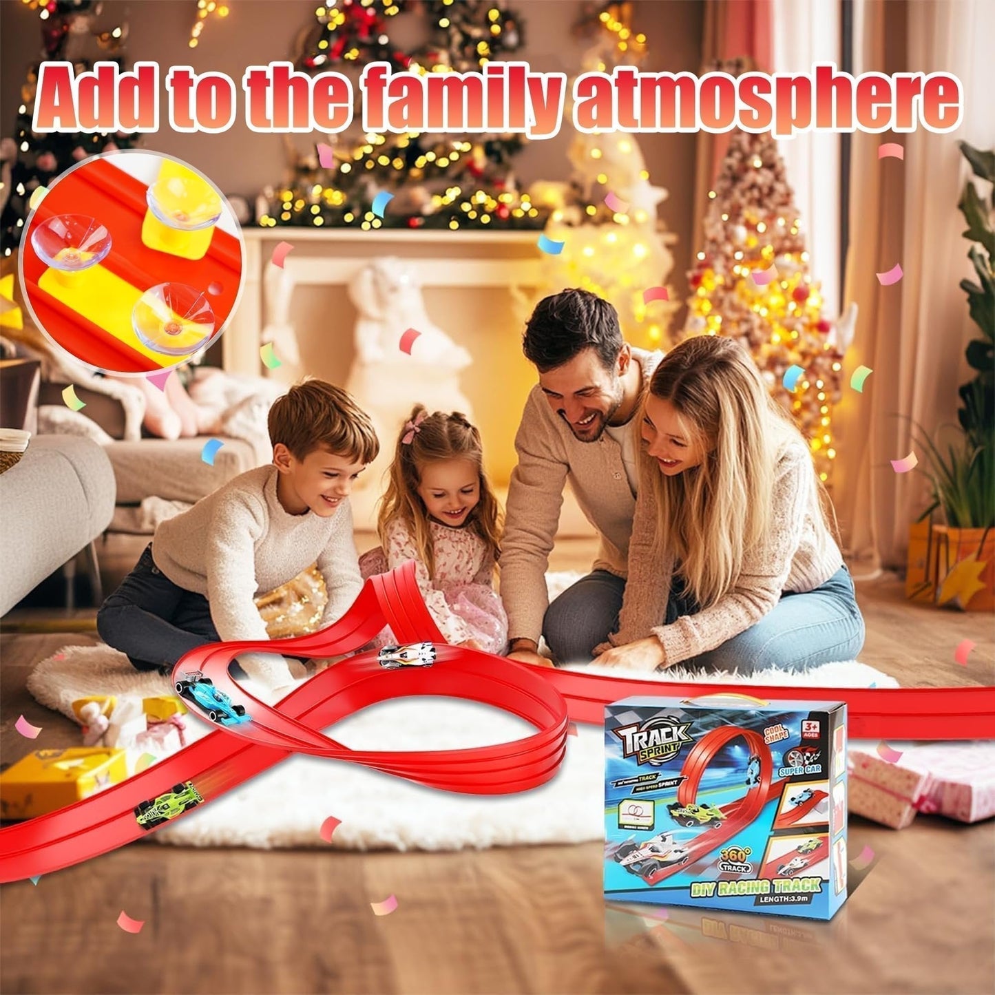 🎁Early Christmas Hot Sale 50% OFF🎅DIY Flexible Racing Track Toy