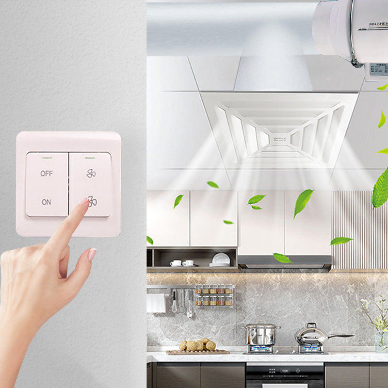 💨50% OFF NOW! Pressurized Inline Duct Fan, High‑Speed Ventilation Exhaust Fan, Quiet Duct Booster Fan for Kitchen Smoke Removal, Grow Tent, Bathroom Ventilation