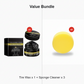 ✨ Tire wax – restores black gloss, blocks UV, repels dirt. Easy & quick!