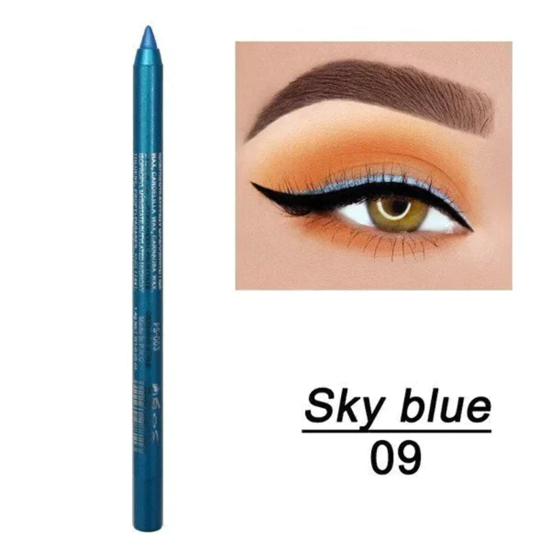 🎁Super Deal💜 50,000 Units Sold✨ 14-Piece Waterproof Gel Eyeliner Set Features metallic and pearlescent finishes Long-lasting, smudge-proof formula✨
