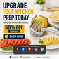 🍋Creative Kitchen Slice Cutting Tool, Food‑Grade Aluminum Alloy Hand‑Held Slicer, Quick Slicing Holder for Lemon, Tomato, Onion & Soft Fruits Vegetables