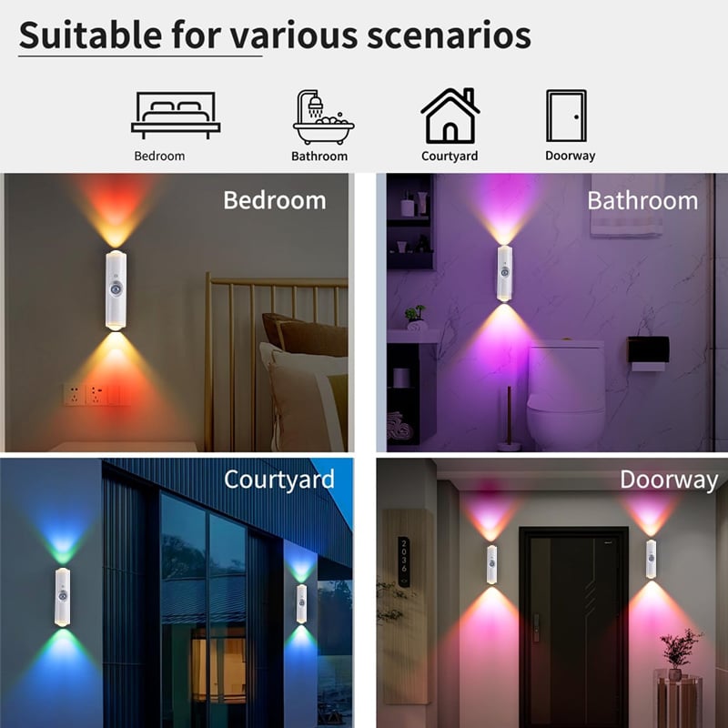 🎁Rechargeable Smart LED Motion Sensor Ambient Light
