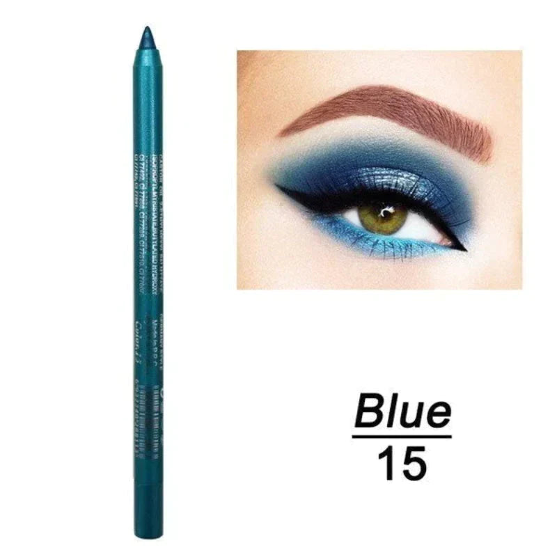 🎁Super Deal💜 50,000 Units Sold✨ 14-Piece Waterproof Gel Eyeliner Set Features metallic and pearlescent finishes Long-lasting, smudge-proof formula✨