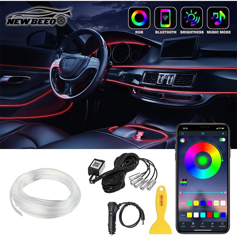 ⏳Time-Limited Special⏰Car Interior LED Strip Atmosphere Lights Pro – Add a Custom Glow to Your Cabin, Easy to Fit & Great for Evening Drives 💡