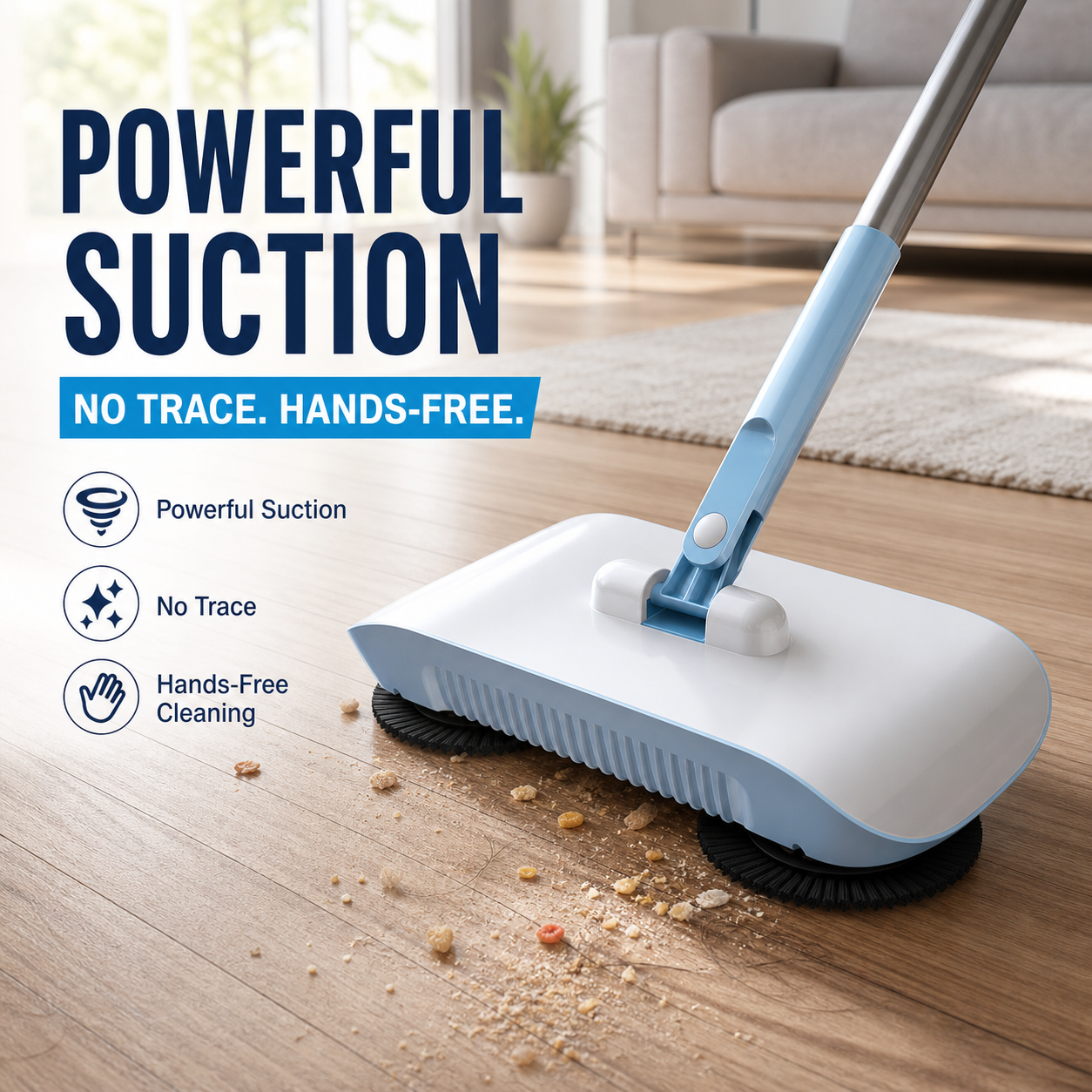SMART ROBOT VACUUM CLEANER MOP & BROOM