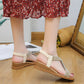 🎁New Year Sale 49% OFF⏳Anti-skid Soft Sole Rhinestone Wedge Heel Sandals