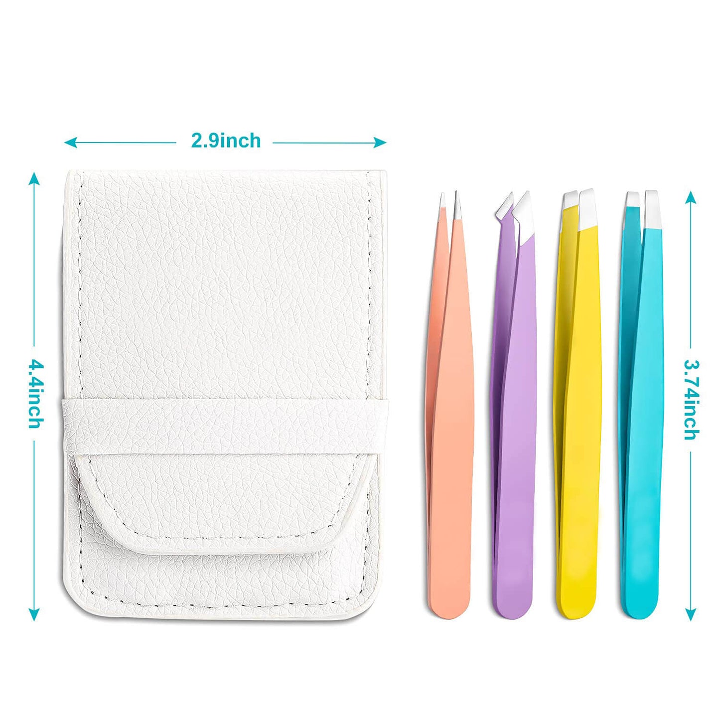 🔥Hot Sale🔥Multipurpose Stainless Steel Eyebrow Tweezers Set