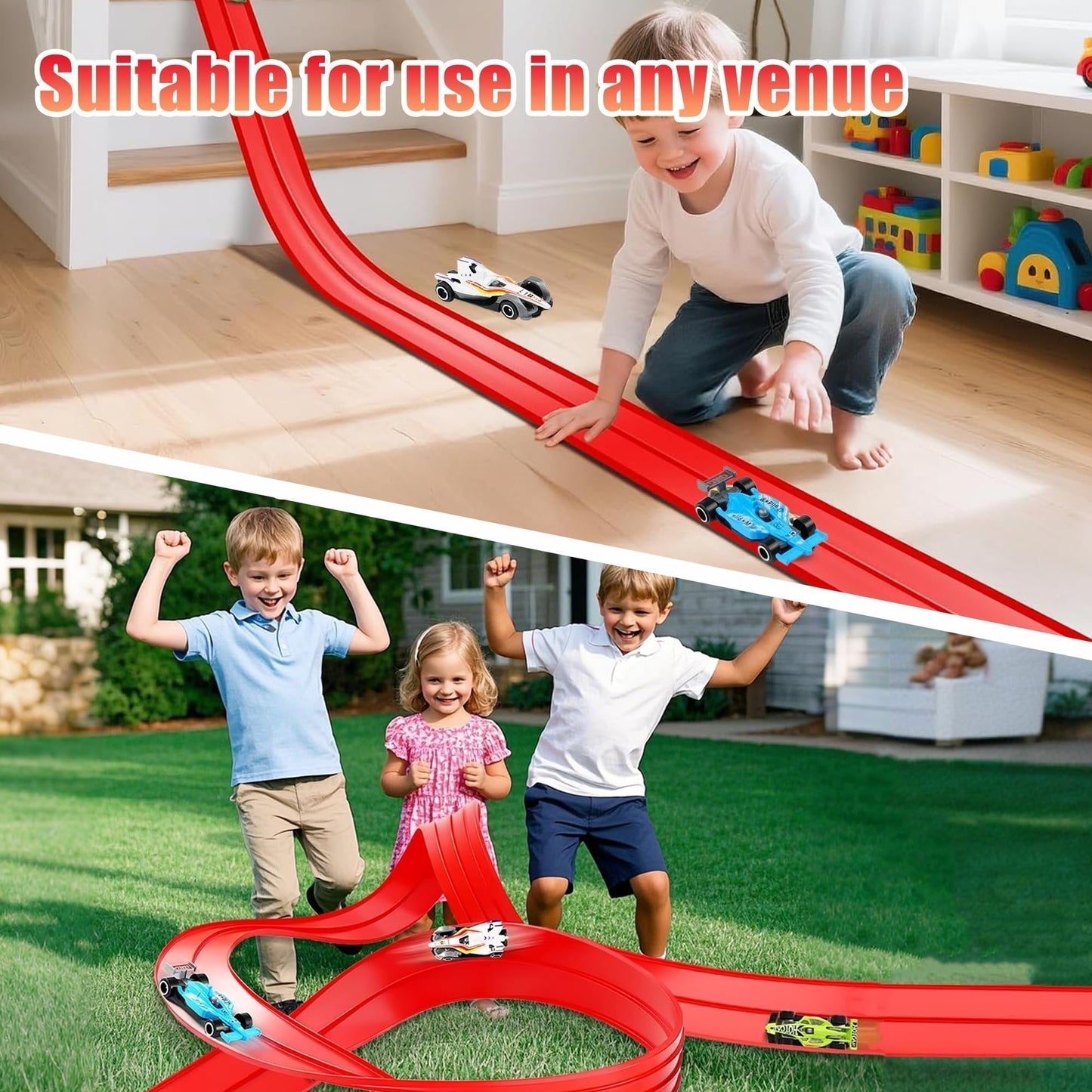🎁Early Christmas Hot Sale 50% OFF🎅DIY Flexible Racing Track Toy