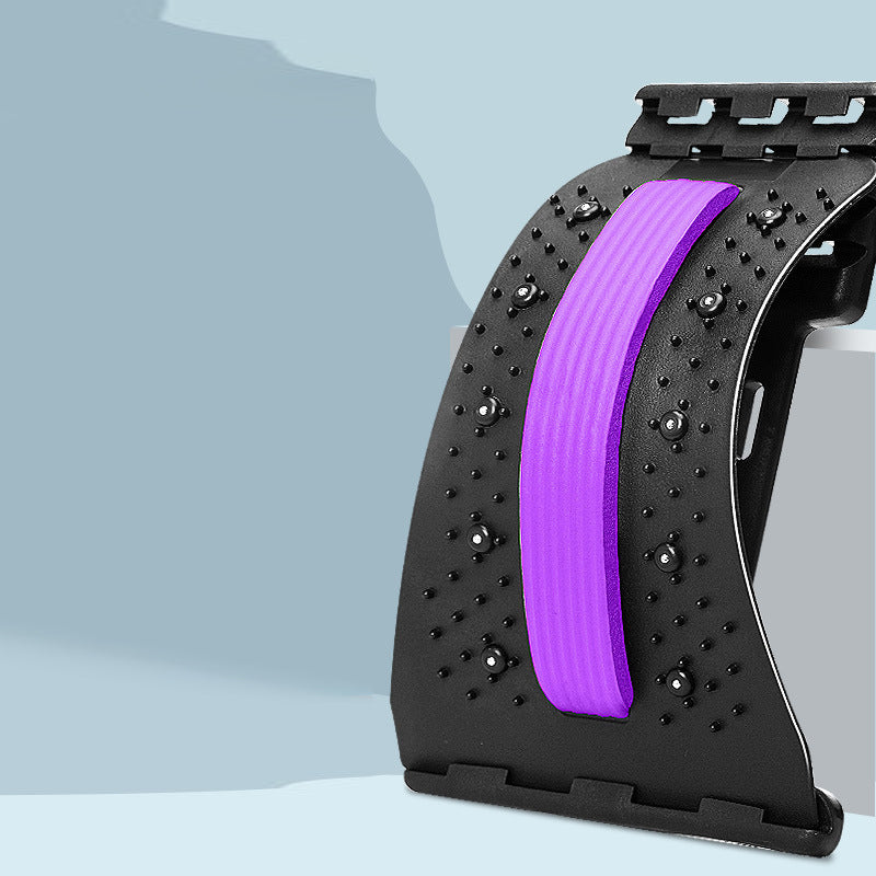 Magnetic Lumbar Stretcher – Acupressure Massage, Portable Design & Relieves Back Pain 🧘‍♂️✨