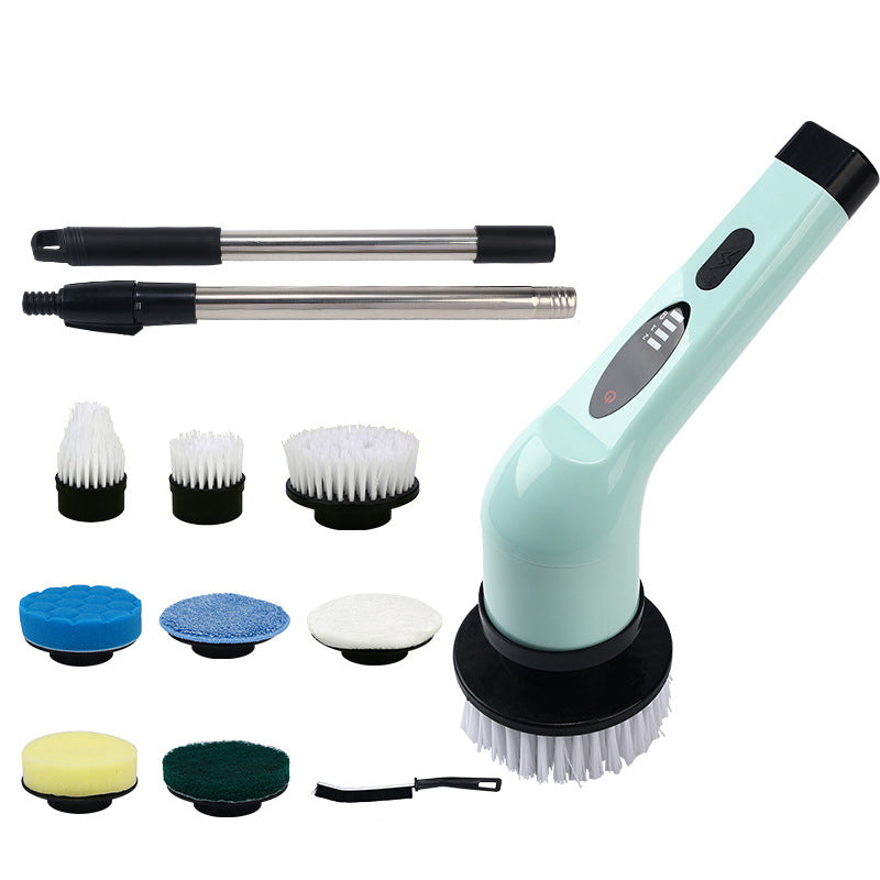 🧹 50% OFF FLASH SALE ! ⚡ 9-IN-1 Electric Cleaning Brush – Multi-Head Replaceable, High-Power Scrubbing, Cordless Rechargeable & Waterproof 🧼