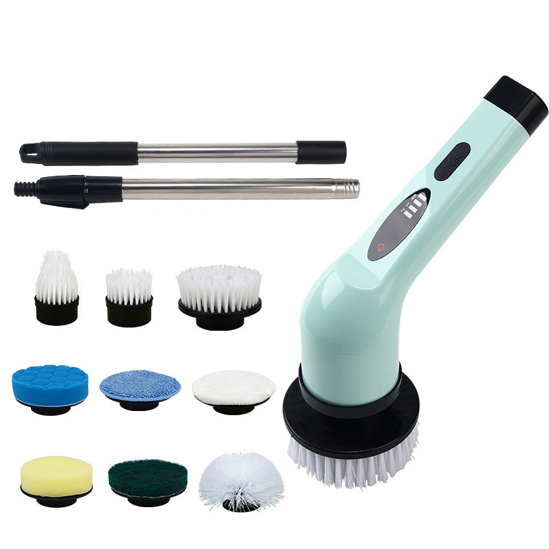 🧹 50% OFF FLASH SALE ! ⚡ 9-IN-1 Electric Cleaning Brush – Multi-Head Replaceable, High-Power Scrubbing, Cordless Rechargeable & Waterproof 🧼