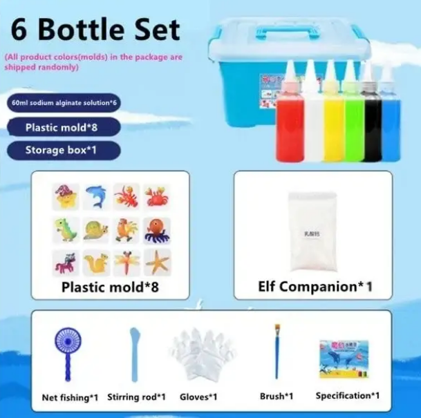 🎁Summer Hot Sale 50% OFF💥Magic Water ELF, Children Handmade Aqua Gel Sensory Toy Set