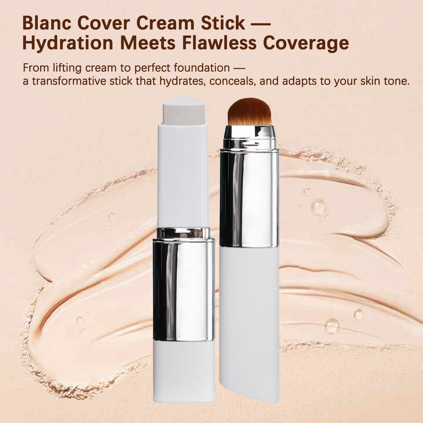 LAST DAY - BUY 1 GET 1 FREE💜Double-headed Lightweight Foundation Stick