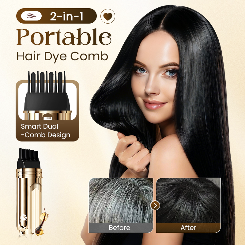 🔥Buy 1 Get 1 Free🌿2-in-1 Convenient Hair Dye Comb For Gray Hair（40% OFF）
