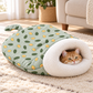 📢📢50% OFF !! ⏰ 🔥 Cozy Pet Nest for Cats and Dogs - Plush & Machine Washable, Perfect for Your Pet's Comfort and Warmth ✨