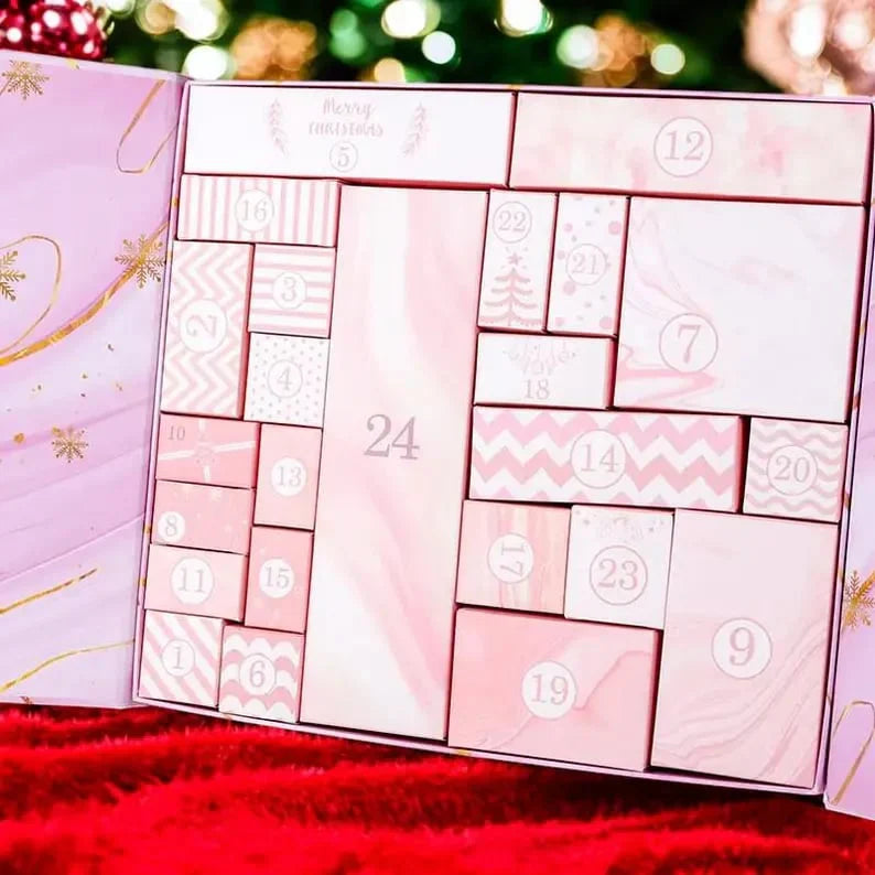 💝Best Gift💝24 Days of Surprises — Pink Marble Advent Calendar 2025