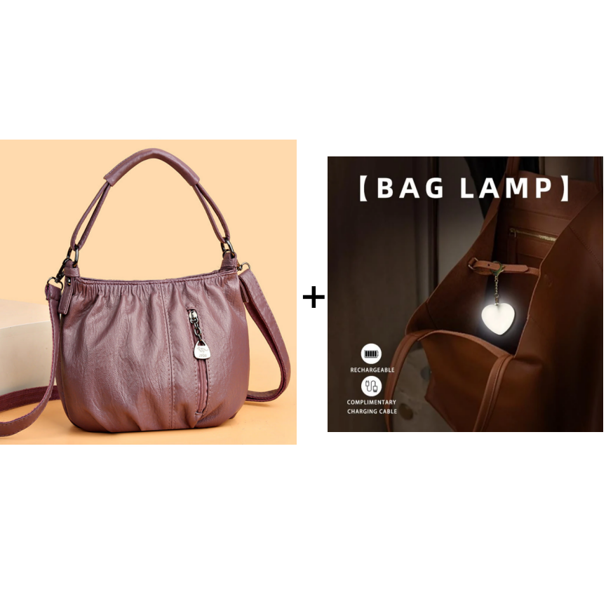 🔥Women's Retro Pleated Bucket Shoulder Bag