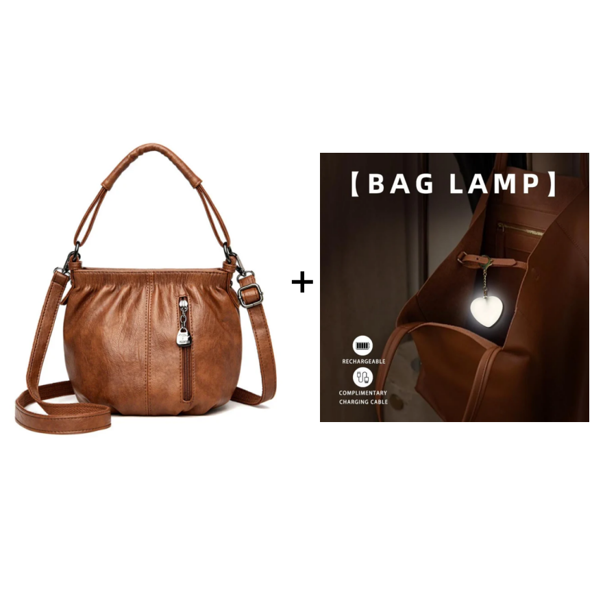 🔥Women's Retro Pleated Bucket Shoulder Bag