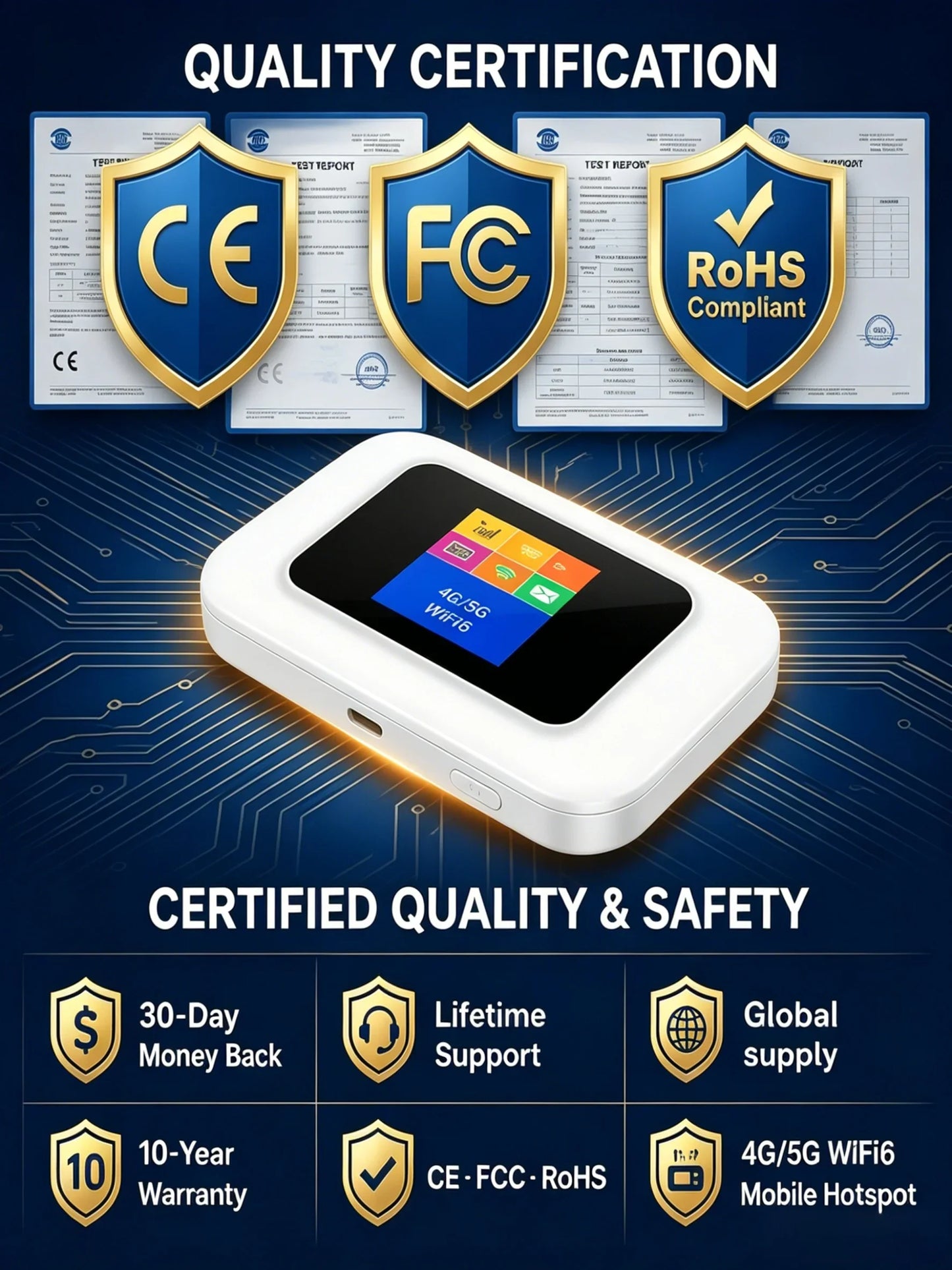 🥳2026 HOT SALE🥳💞50K+ SOLD!📶🌐 Mobile Hotspot – Portable WiFi, full coverage anywhere. No contract, no setup. Stay connected on the go! 📱✨