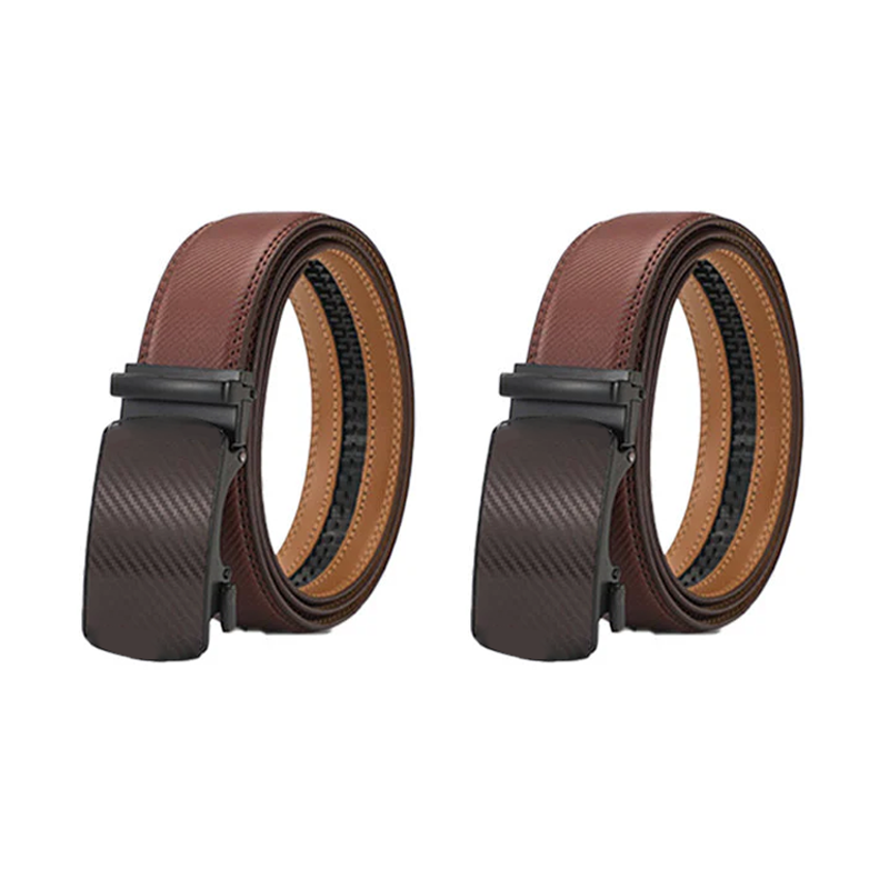✨️Best for Father's Day🎁 Leather Ratchet Belt With Adjustable Buckle💼