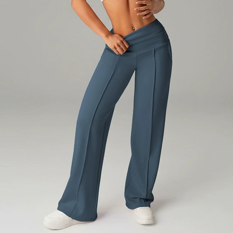 👖50% OFF! 👚 Women‘s Straight Leg Pants – Loose Fit, Plain Design & Comfortable Everyday Wear 👩