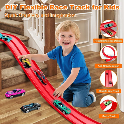 🎁Early Christmas Hot Sale 50% OFF🎅DIY Flexible Racing Track Toy