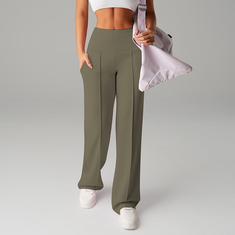 👖50% OFF! 👚 Women‘s Straight Leg Pants – Loose Fit, Plain Design & Comfortable Everyday Wear 👩