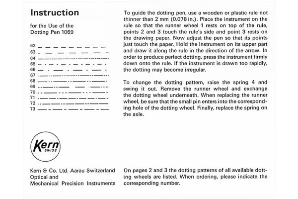 Vintage Precision Dotting Pen Set: The Blueprint Drafting Tool