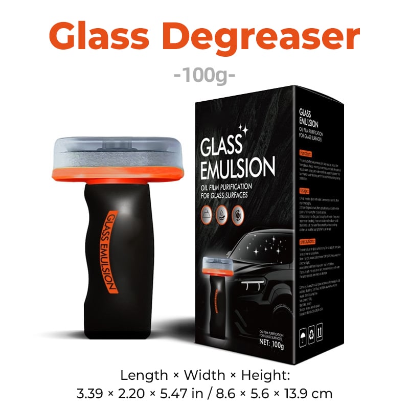 ⏳Limited Time Buy 2 Get 1 Free🔥 Auto Glass Side Window Oil Film Removal Cleaner