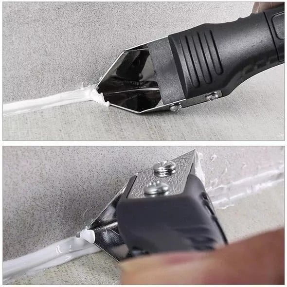 🔧 BUY 2 GET 1 FREE! ✨ 3-in-1 Ultimate Caulking Tool - Professional Sealant Finishing Kit for Perfect Smooth Joints Every Time 🛠️✨