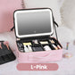 Portable Makeup Bag With LED Mirror