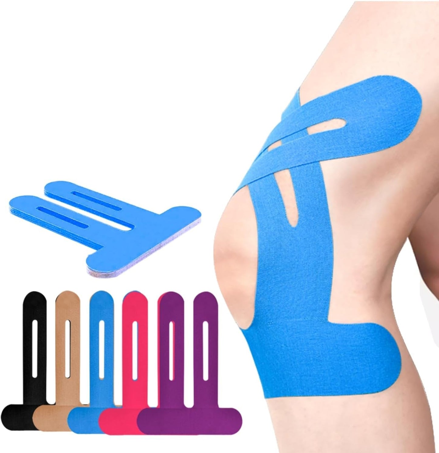Pre-Cut Kinesiology Tape for Knees