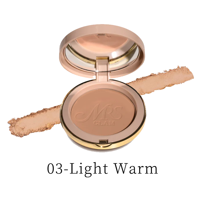 🏆Best Seller⚡50K+ SOLD!✨Mrs Glam - Glorious Skin Powder Foundation