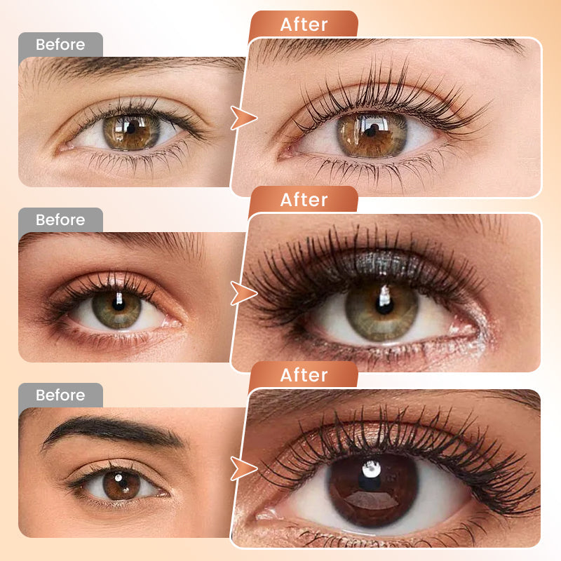 💄 BUY 1 GET 1 FREE! ✨ Waterproof Fiber Mascara - Intense Length & Curl with Enriched Fibers for Clump-Free Volume All Day 🌟👁️