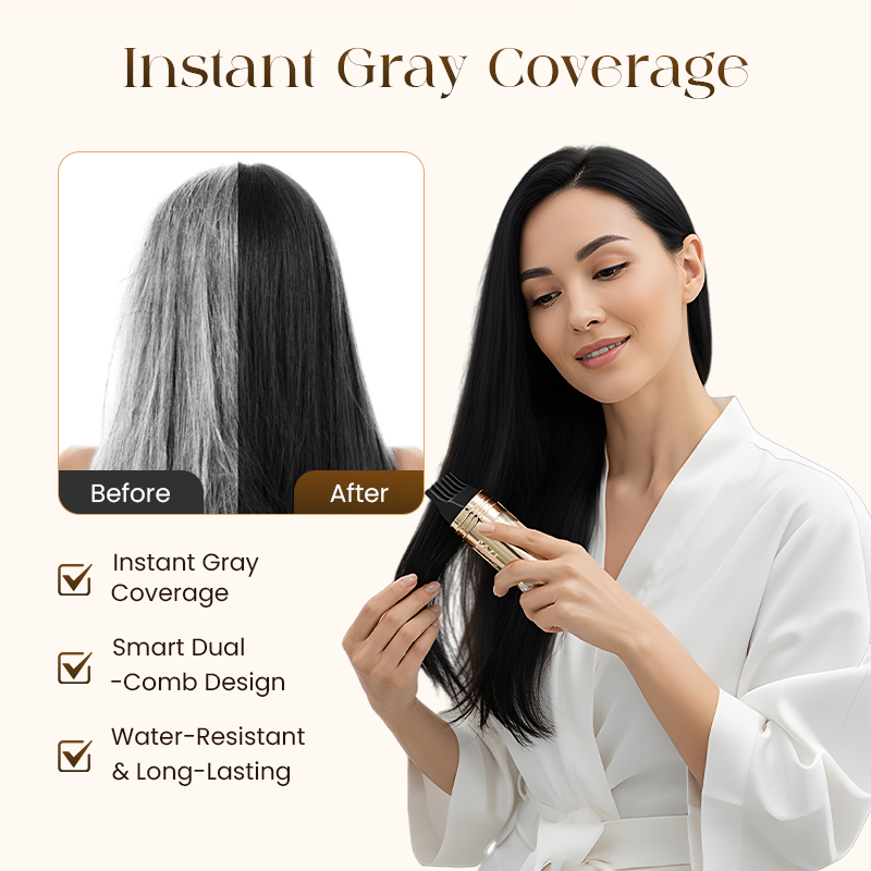 🔥Buy 1 Get 1 Free🌿2-in-1 Convenient Hair Dye Comb For Gray Hair（40% OFF）