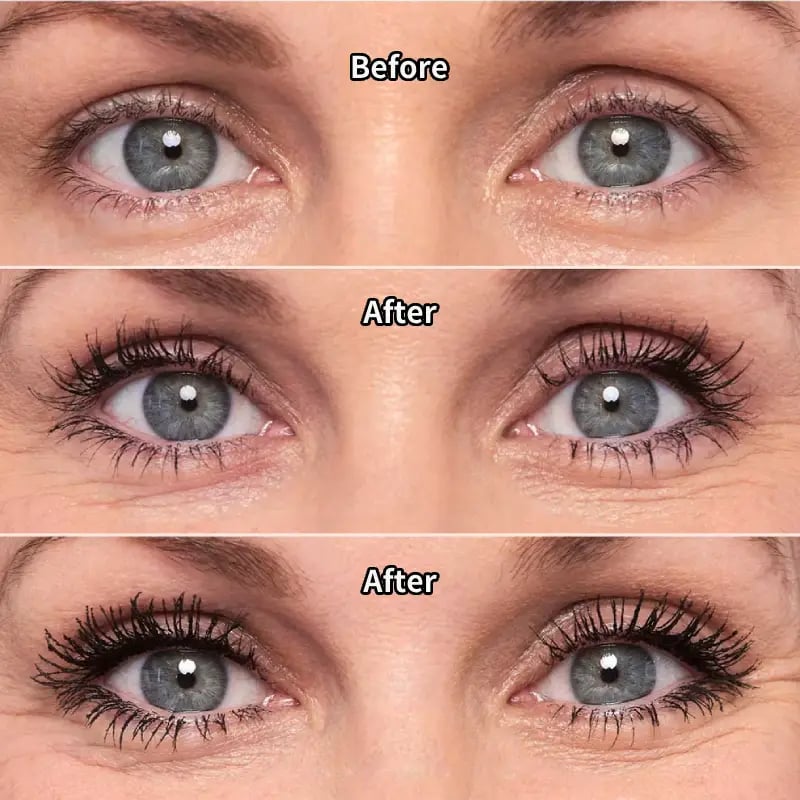 🥳BUY 1 GET 1 FREE:￡9.99!!💞50K+ SOLD!👁️✨ All-Day Beautiful Lashes, Smudge-Proof! Waterproof Fiber Mascara for Natural Volume. 💖💃
