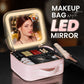Portable Makeup Bag With LED Mirror