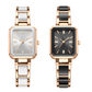 ⌚Women's Fashion Rectangular Quartz Watch