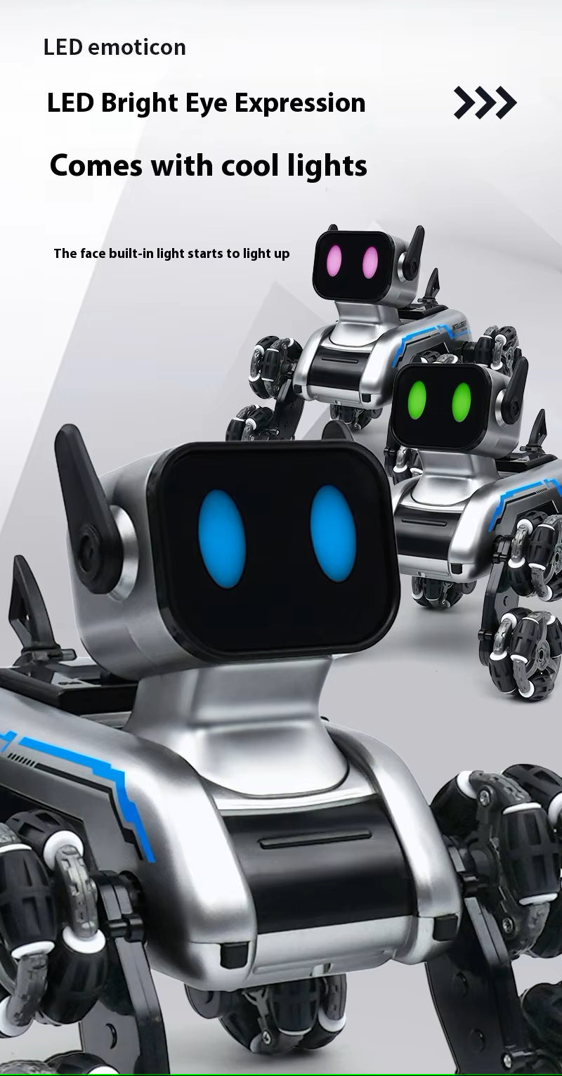 🔥New Hot Selling🔥Stunt Eight Wheel Smart Remote Fancy Control Robot Dog