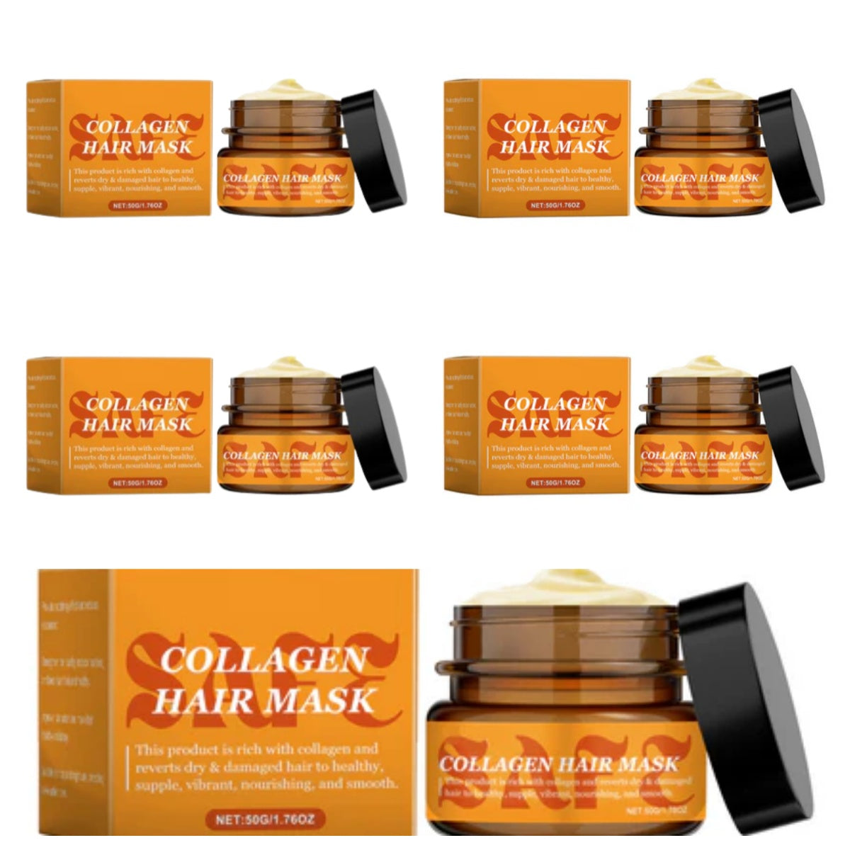 🔥Summer Hair Care Special Promotion🌸Collagen Hair Mask for Dry & Damaged Hair