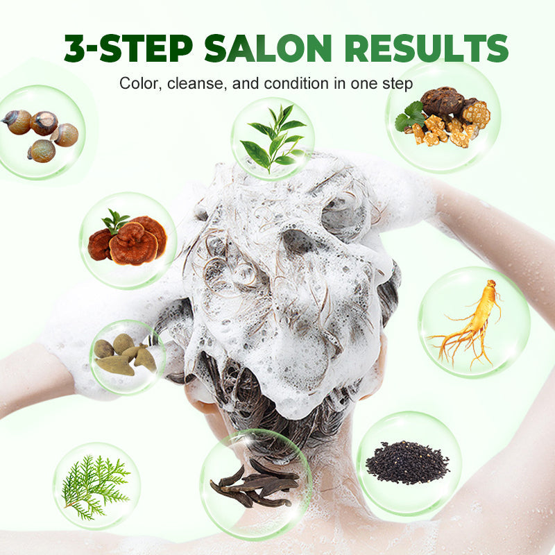 🔥Flash Sale💖 3-In-1 Botanical Hair Coloring Cream