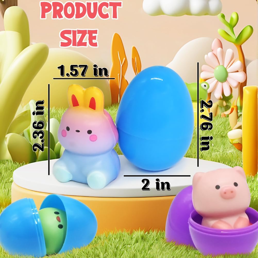 🔥Last Day Special Price ￡13.99!!⚡50K+ SOLD🎁12/24PCS Easter Eggs Prefilled Slow Rising Squishy Toys