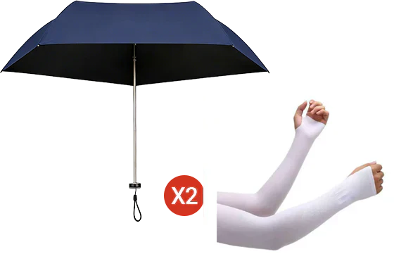 🏆 Last Day Special Price £11.99 ! 🔥🎁Ultra-Lightweight Compact All-Weather Umbrella
