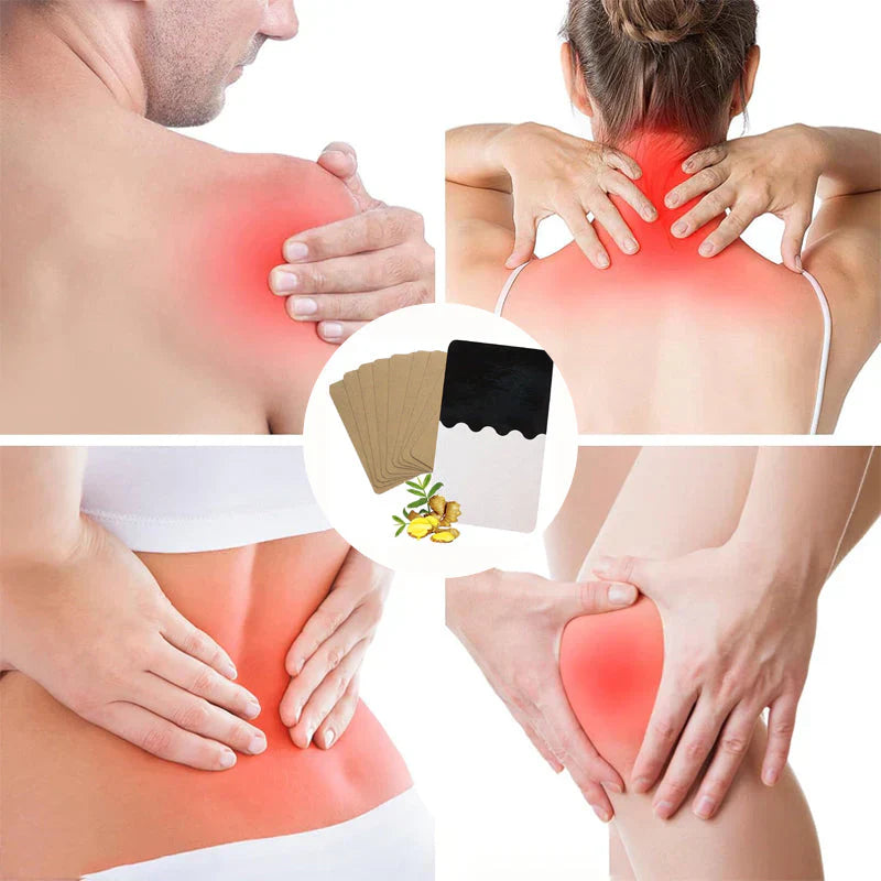 ⏳Time-Limited Sale 50% OFF⏰ Ginger Pain Relief Patches – Natural Heat Therapy for Aches & Stiffness | Stick It Where It Hurts! 💆‍♀️