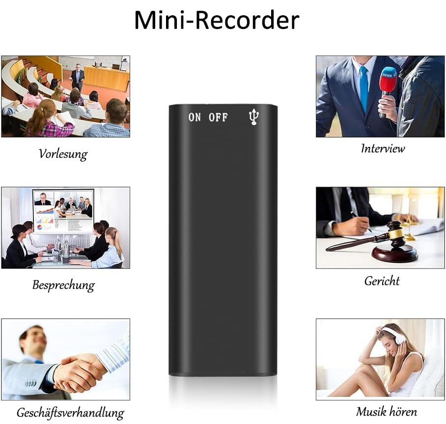 🔥While Supplies Last 40% OFF!🎉 Mini Voice Recorder: Capture Every Sound with Smart, Compact Precision 🎙️
