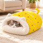 📢📢50% OFF !! ⏰ 🔥 Cozy Pet Nest for Cats and Dogs - Plush & Machine Washable, Perfect for Your Pet's Comfort and Warmth ✨
