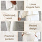 Round-Neck Long-Sleeved Top ＆ Pants 2-Piece Set | Wrinkle-Free & Breathable |