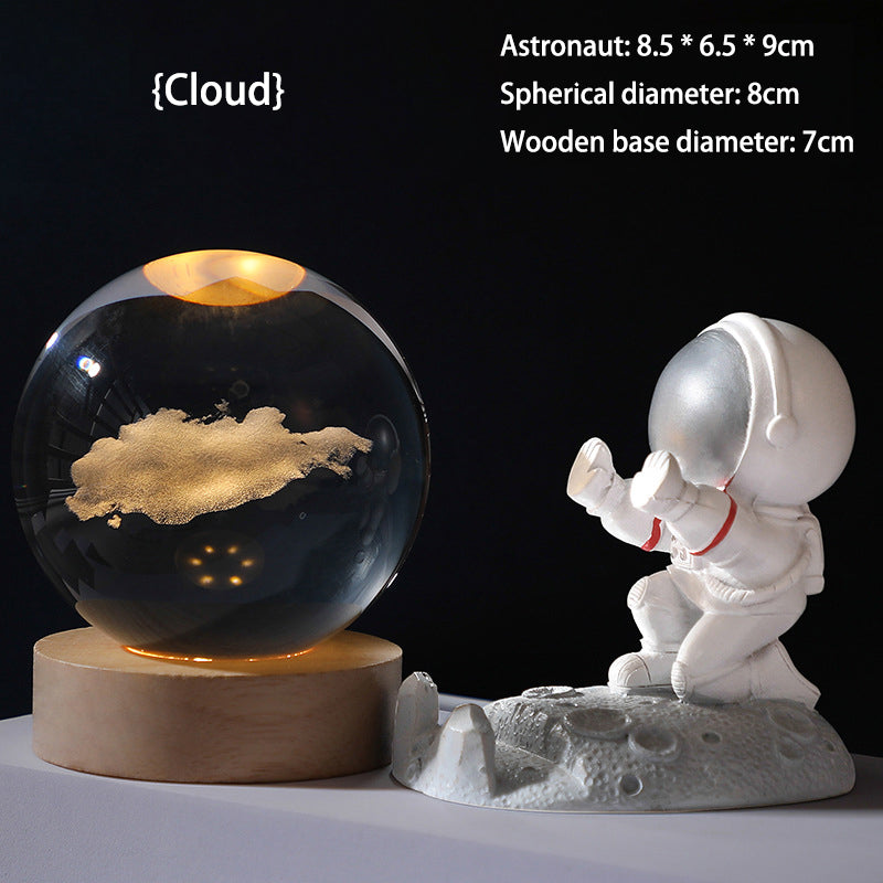 🌌 50% OFF NOW! ✨ 3D Galaxy Crystal Night Light – 16 Colors, Remote Control & USB Powered 🌙